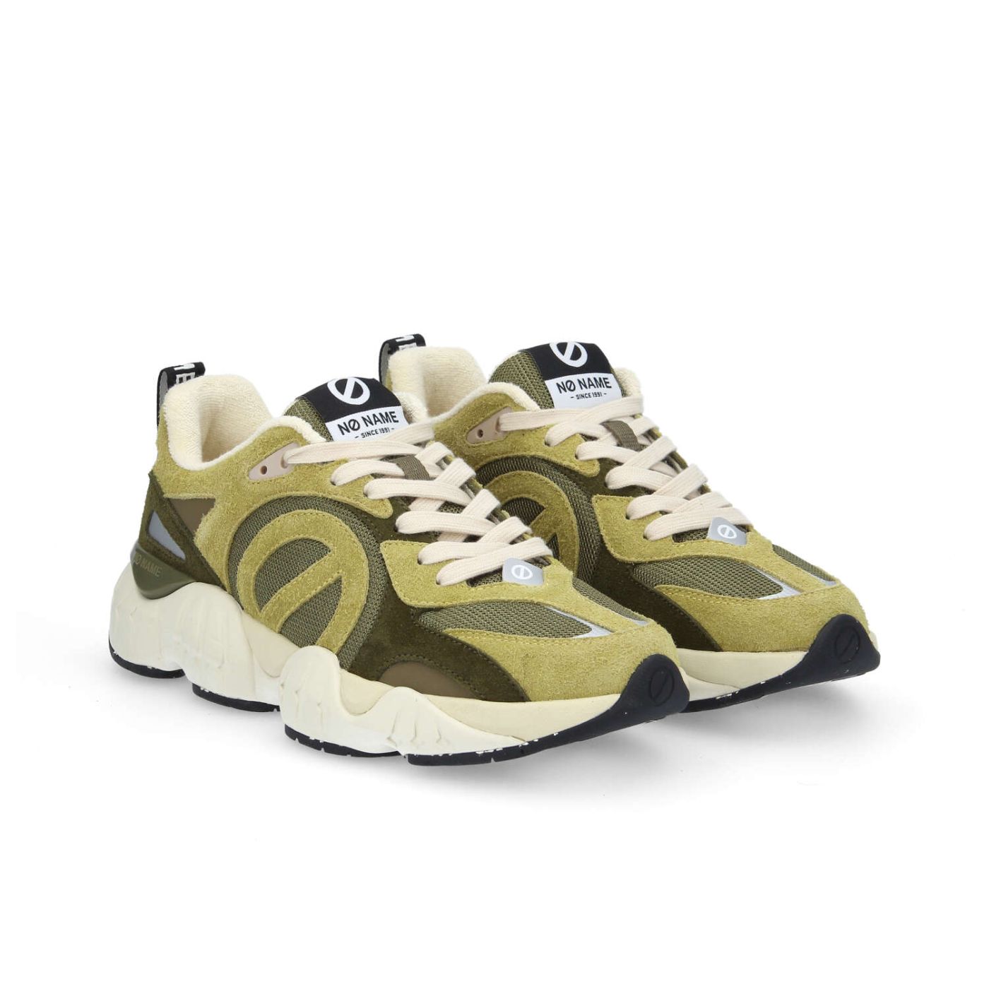 KRAZEE RUNNER M - H.SDE/KNIT/SUED - KIWI GREEN/OLIVE GREEN